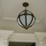 23. Clay Street Home door light detail