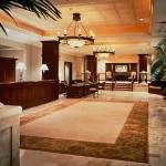 34. Hyatt Hotel lobby